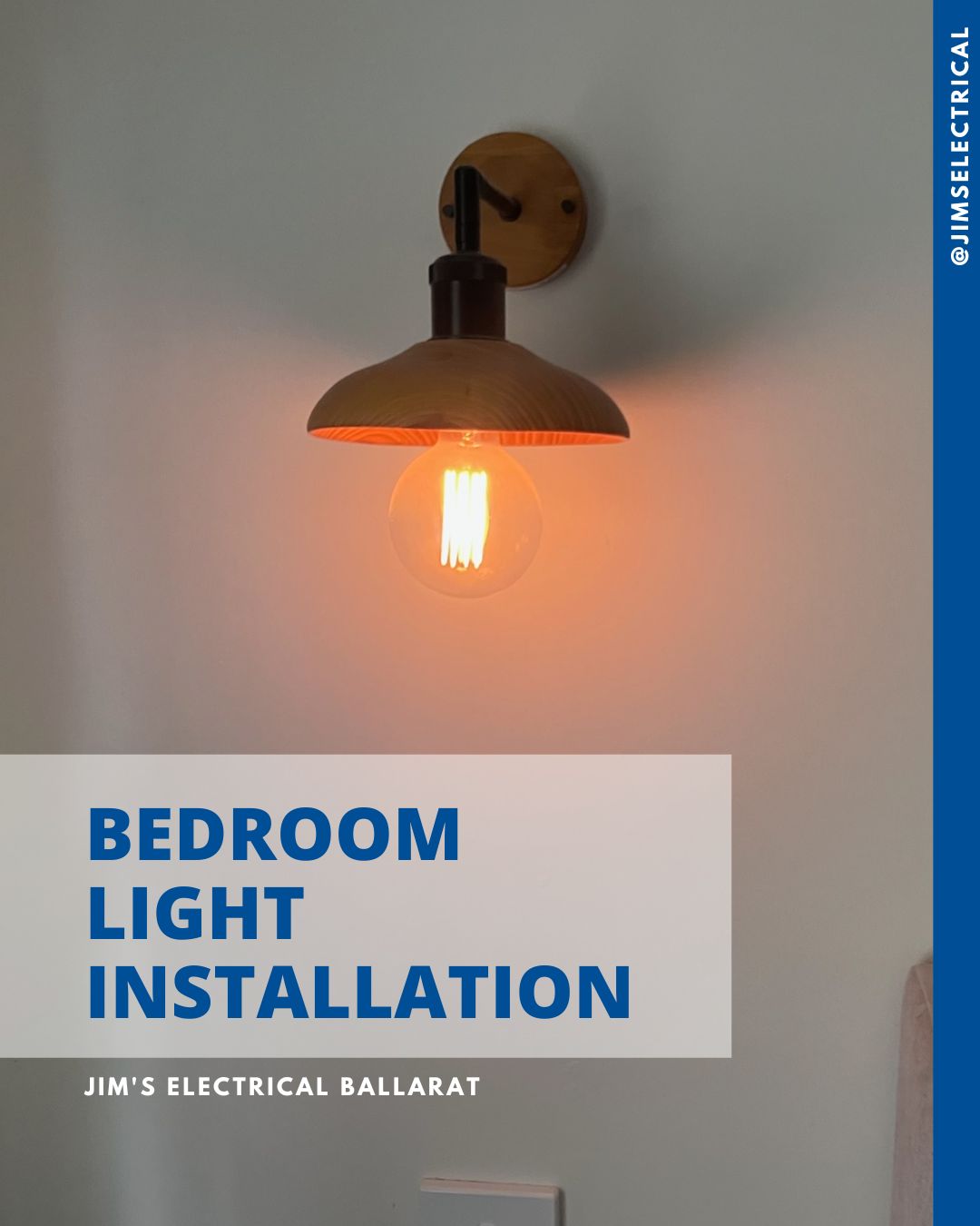 Bedroom Lighting Installation